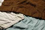Used corduroy remnants, absorbent cleaning cloths, cleaning service rags
